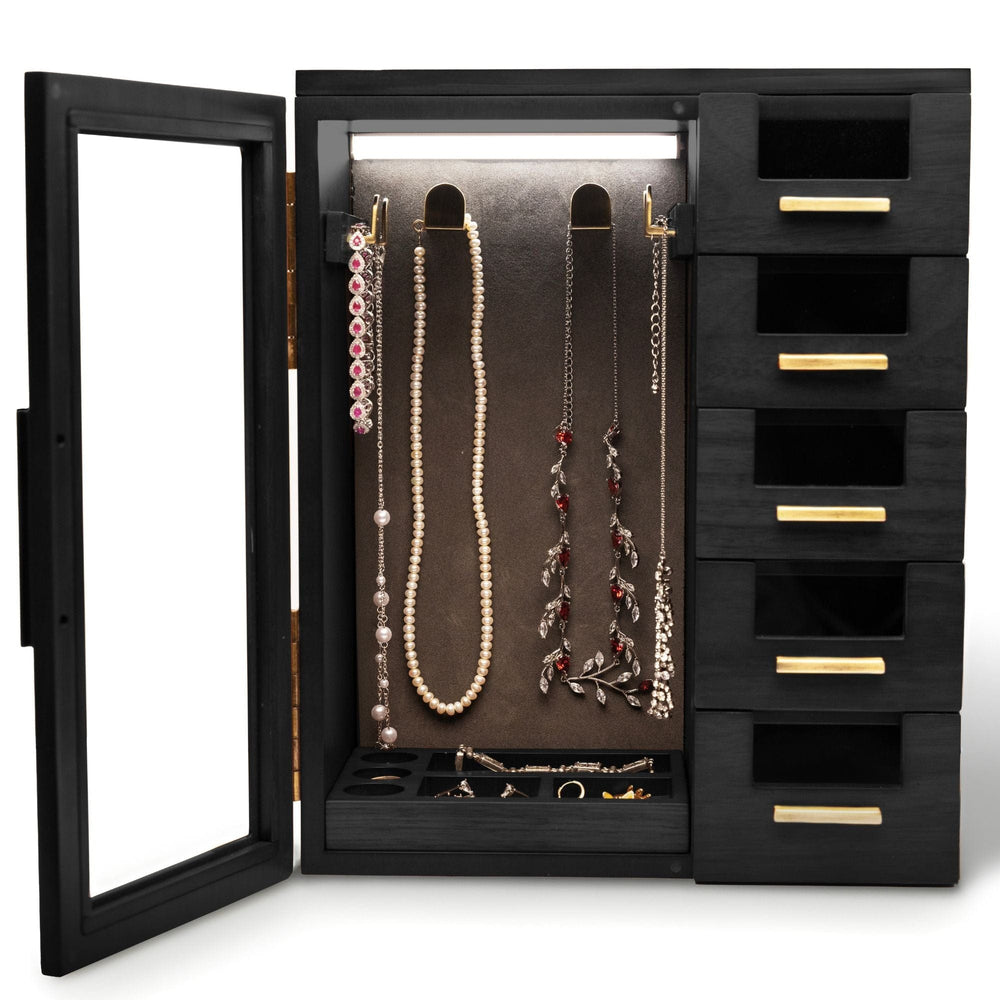 Holme & Hadfield Jewelry Organizer Black The Gallery