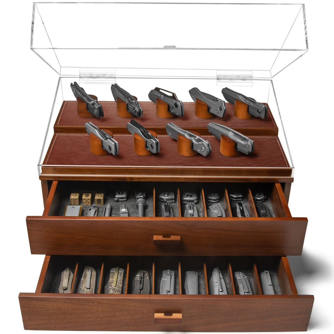 Holme & Hadfield Knife Case Walnut The Armada