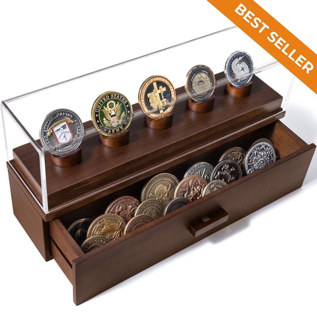 Holme & Hadfield Walnut Pre-order The Coin Deck
