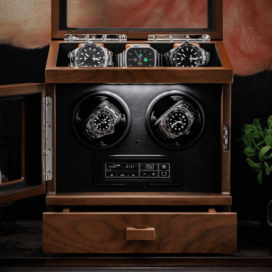 Holme & Hadfield Walnut Watch Winder