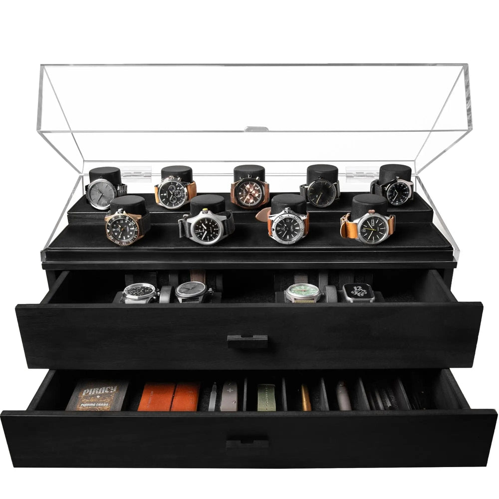 Holme & Hadfield Watch Case Black The Legacy