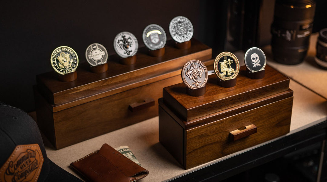 honouring veterans with coin display cases