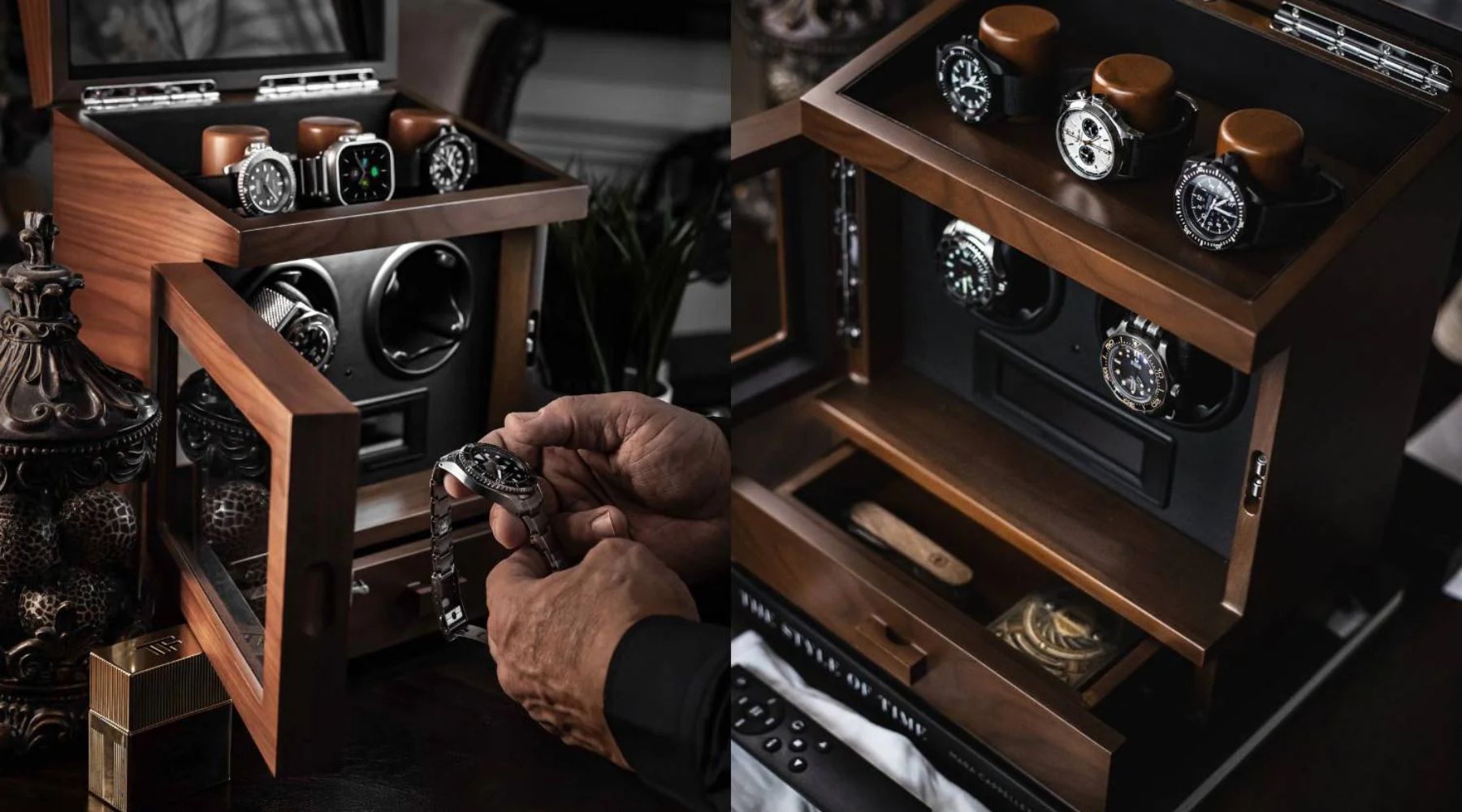 WACHIFIELD 置時計 フィギュアコレクションBOX Meet The Winder: The Watch Winder With A Difference - Holme & Hadfield