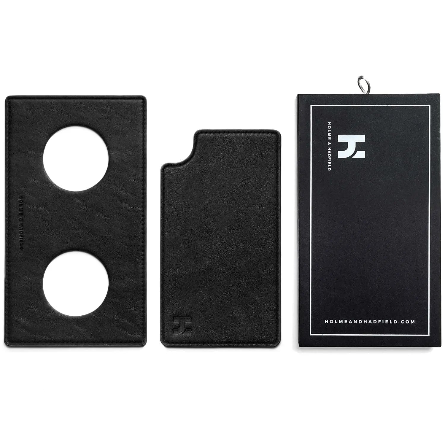 Holme & Hadfield Accessories Black The Weekender Mate - Vegan Leather Padding