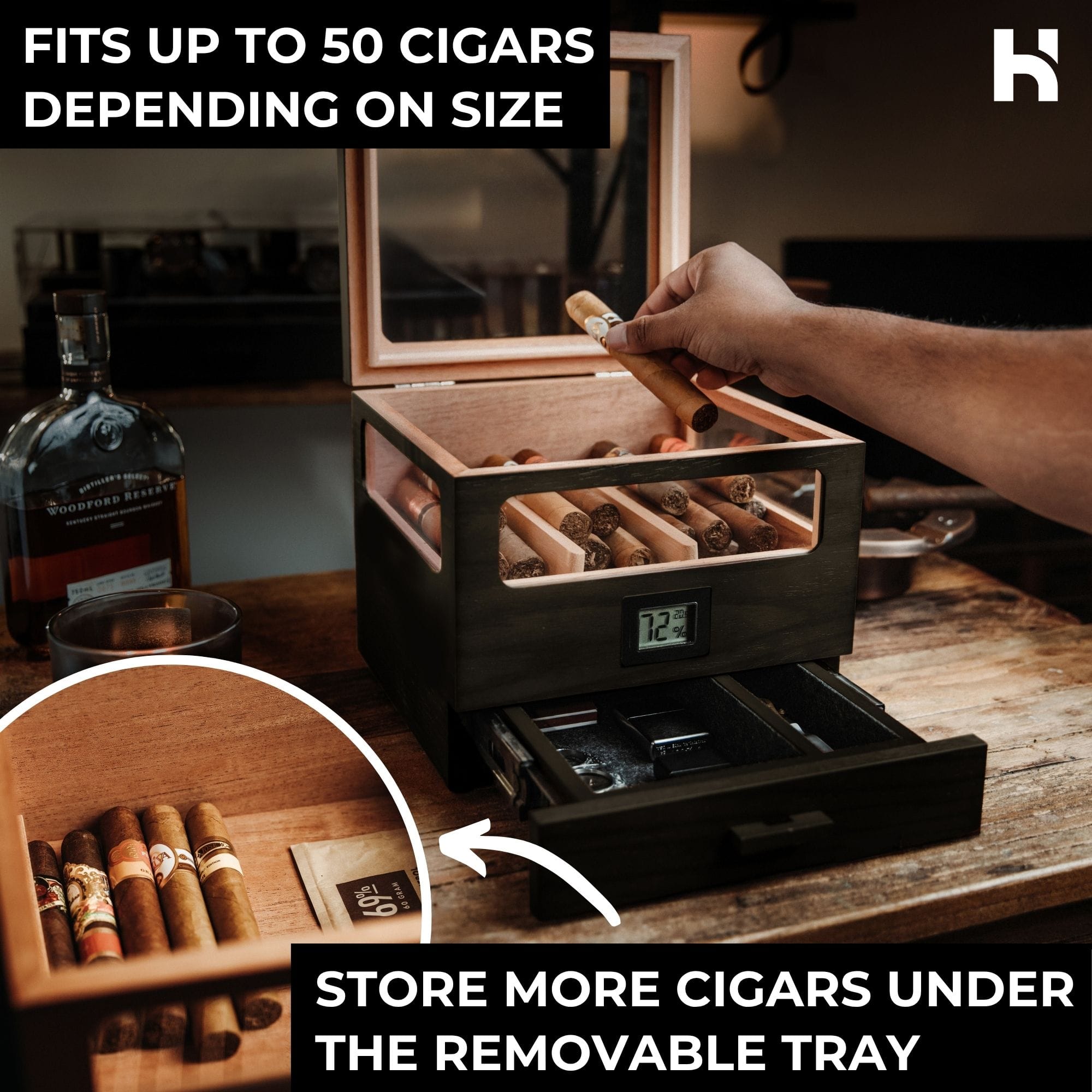 Holme & Hadfield Cigar Humidor The Humidor