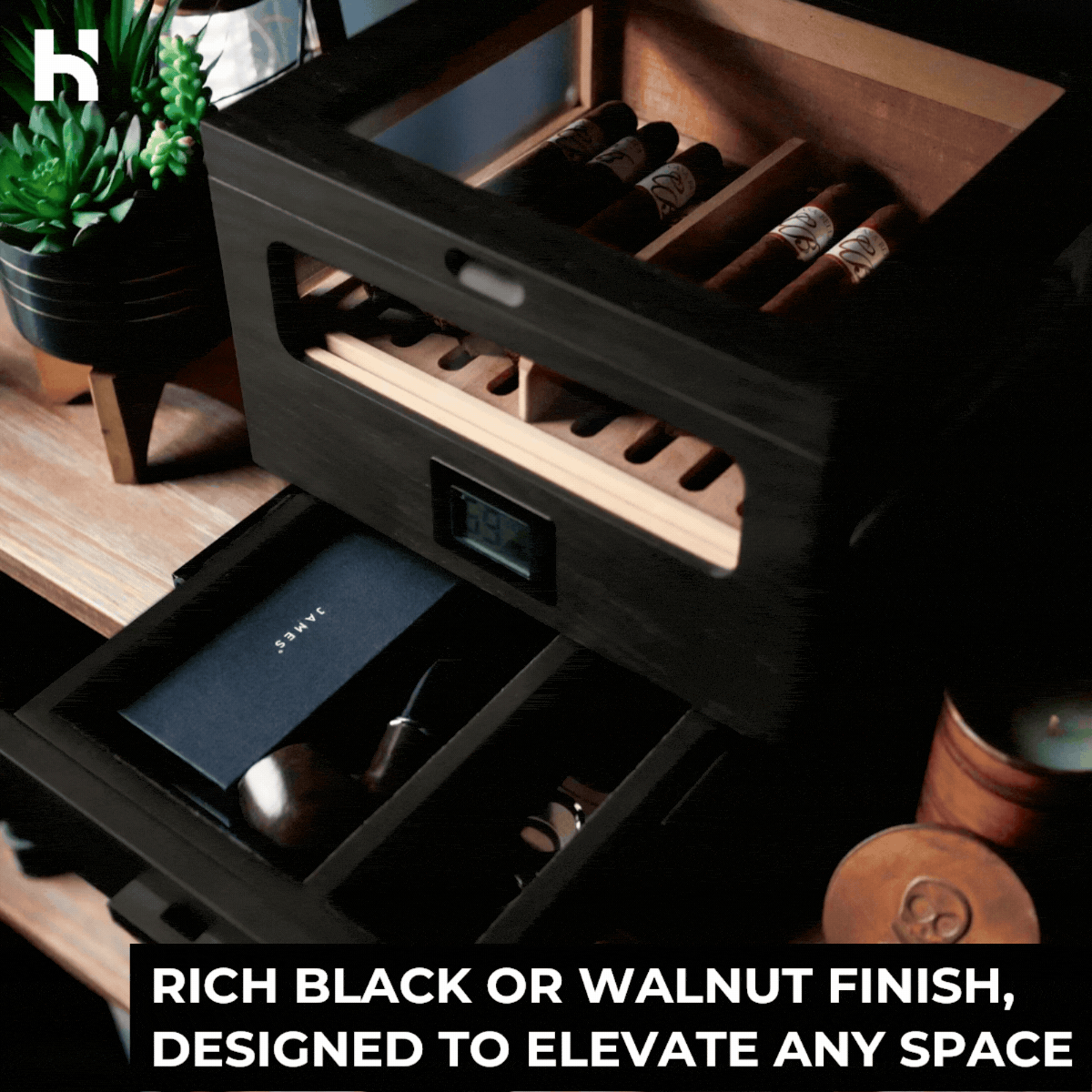 Holme & Hadfield Cigar Humidor The Humidor