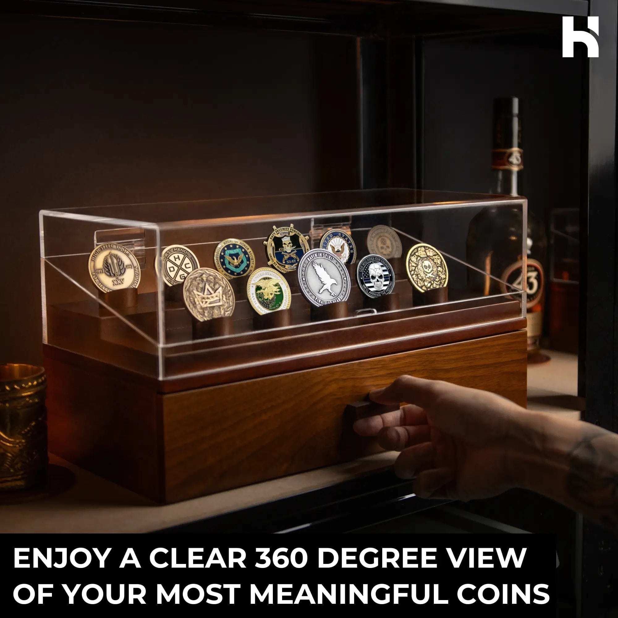 The Chest Challenge Coin Display Case - Holme & Hadfield The Chest Challenge Coin Display Case - Holme & Hadfield