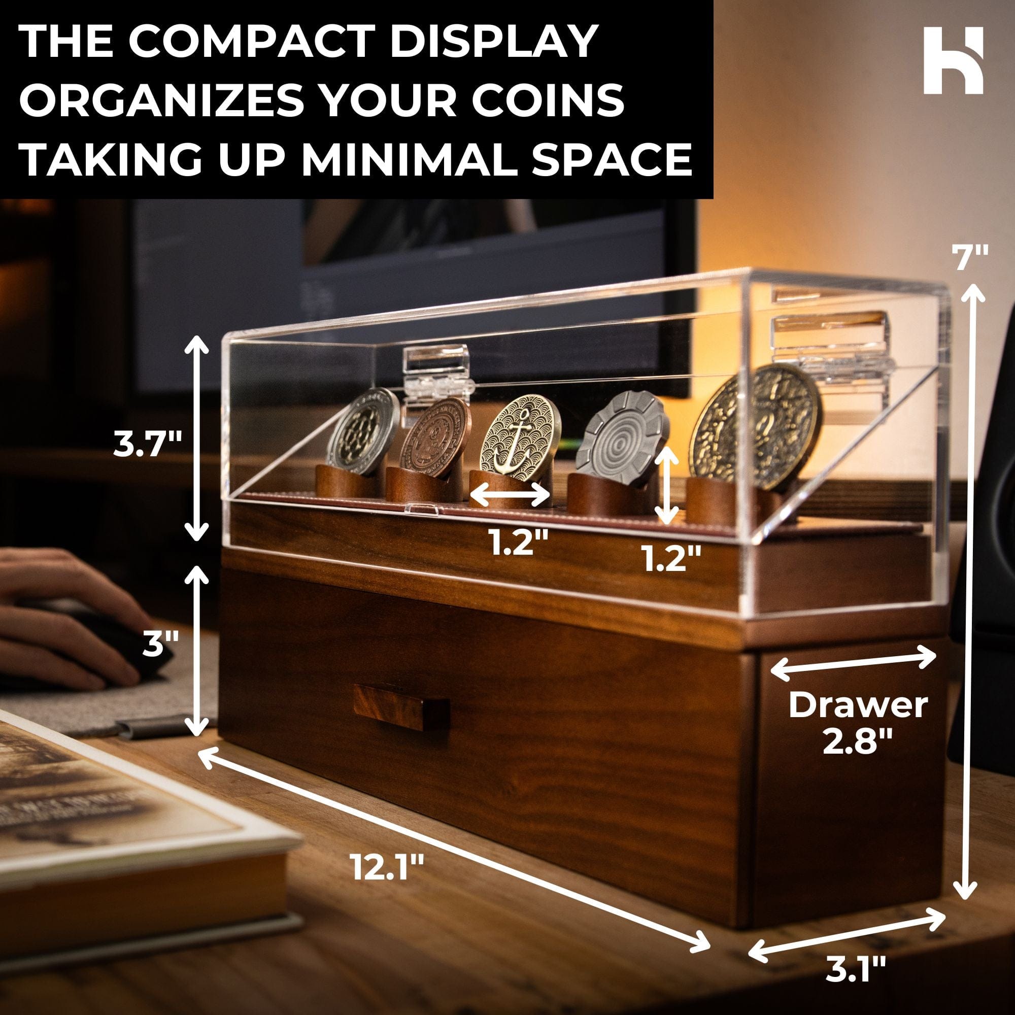Holme & Hadfield Coin Case The Coin Deck