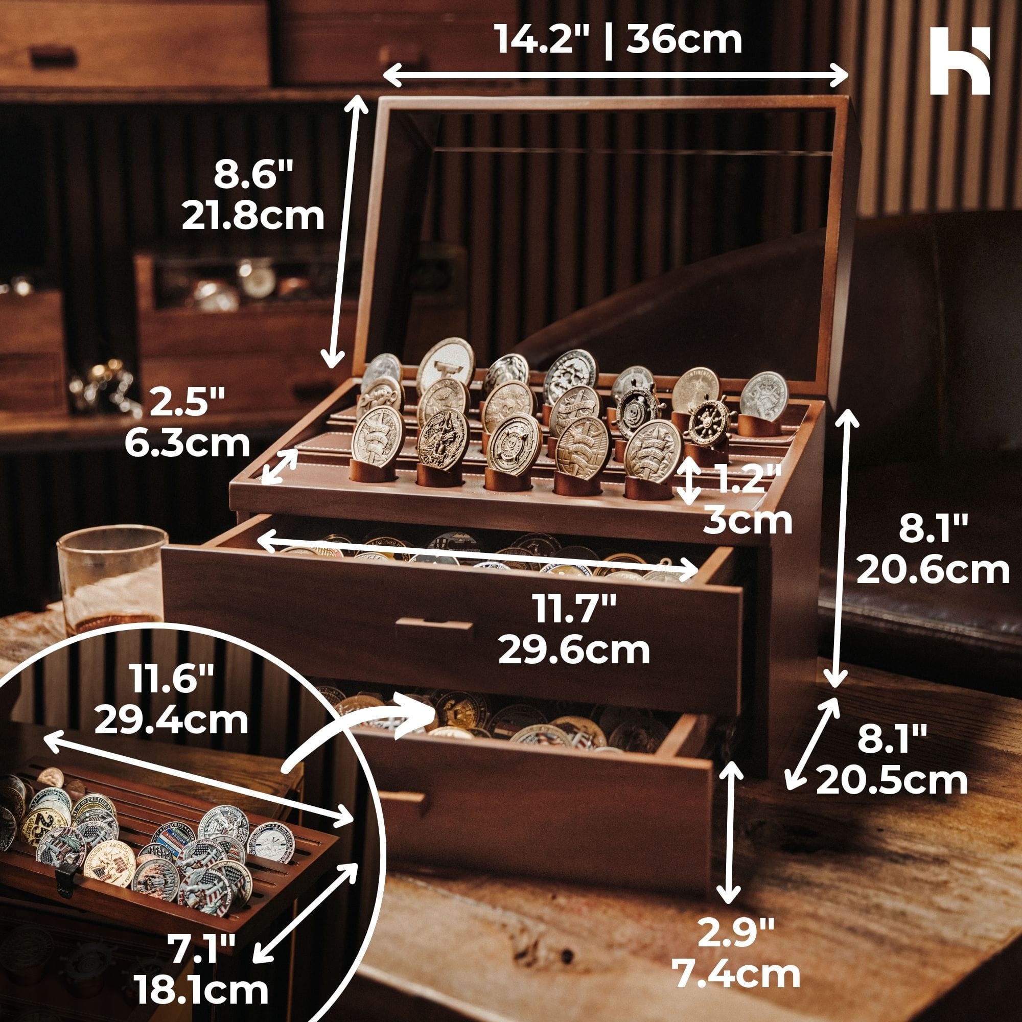 Holme & Hadfield Coin Case The Vault