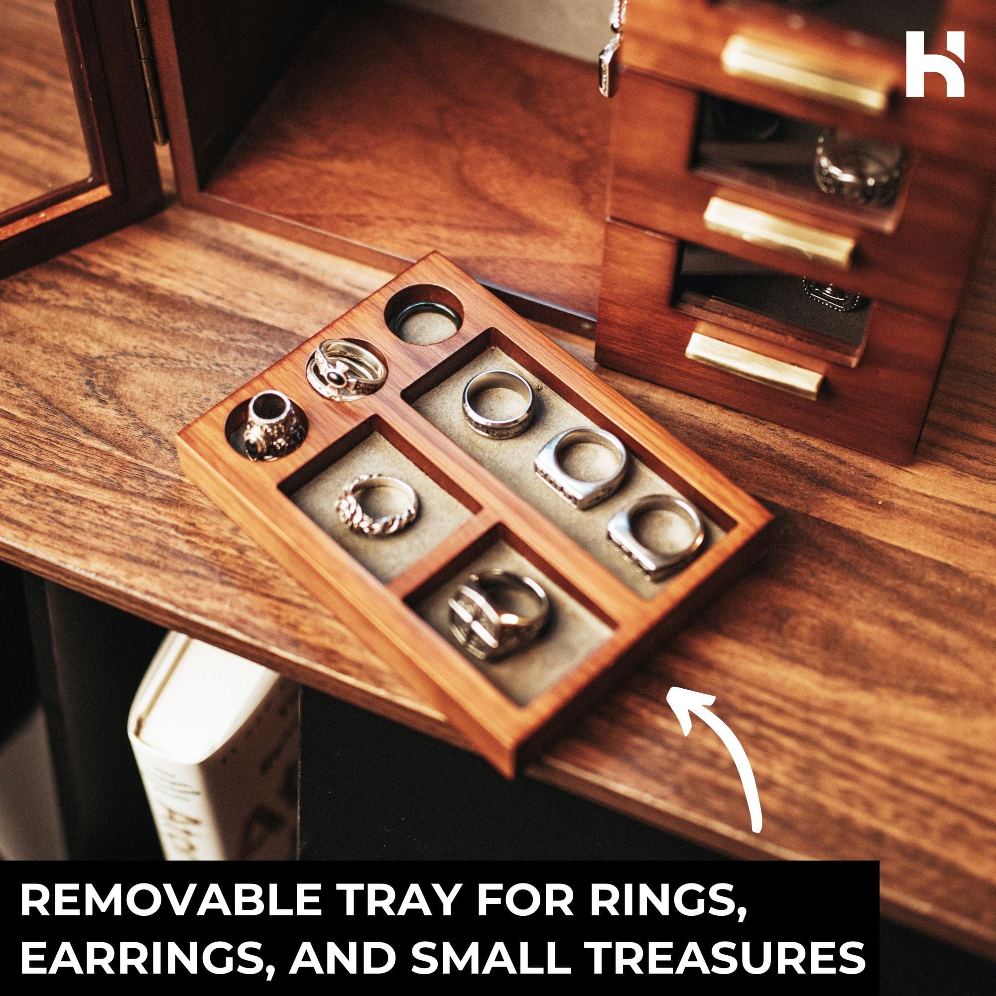 Holme & Hadfield Jewelry Organizer The Gallery
