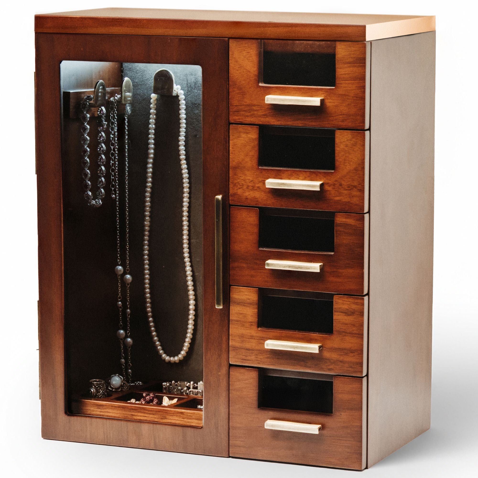 Holme & Hadfield Jewelry Organizer Walnut The Gallery