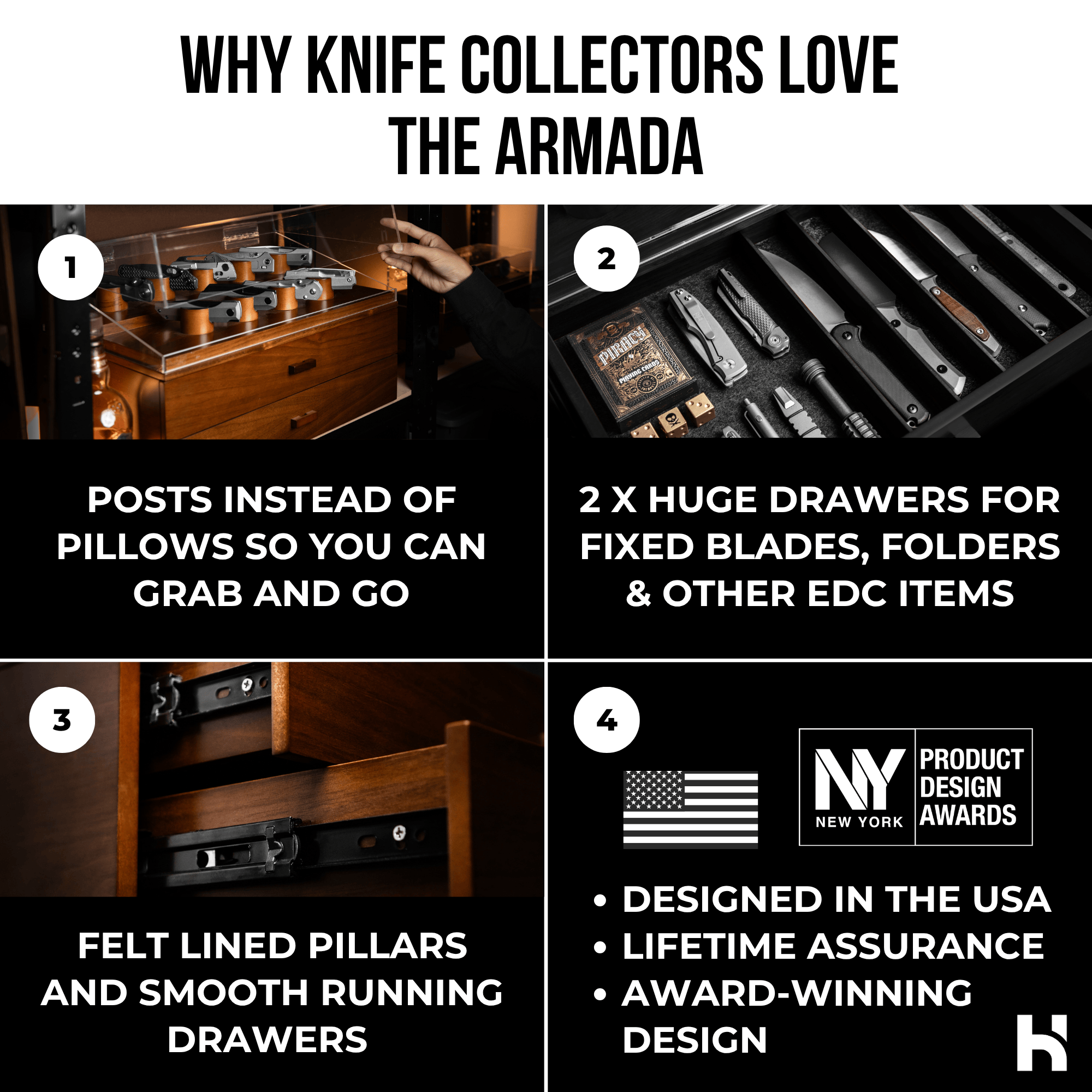 Holme & Hadfield Knife Case The Armada