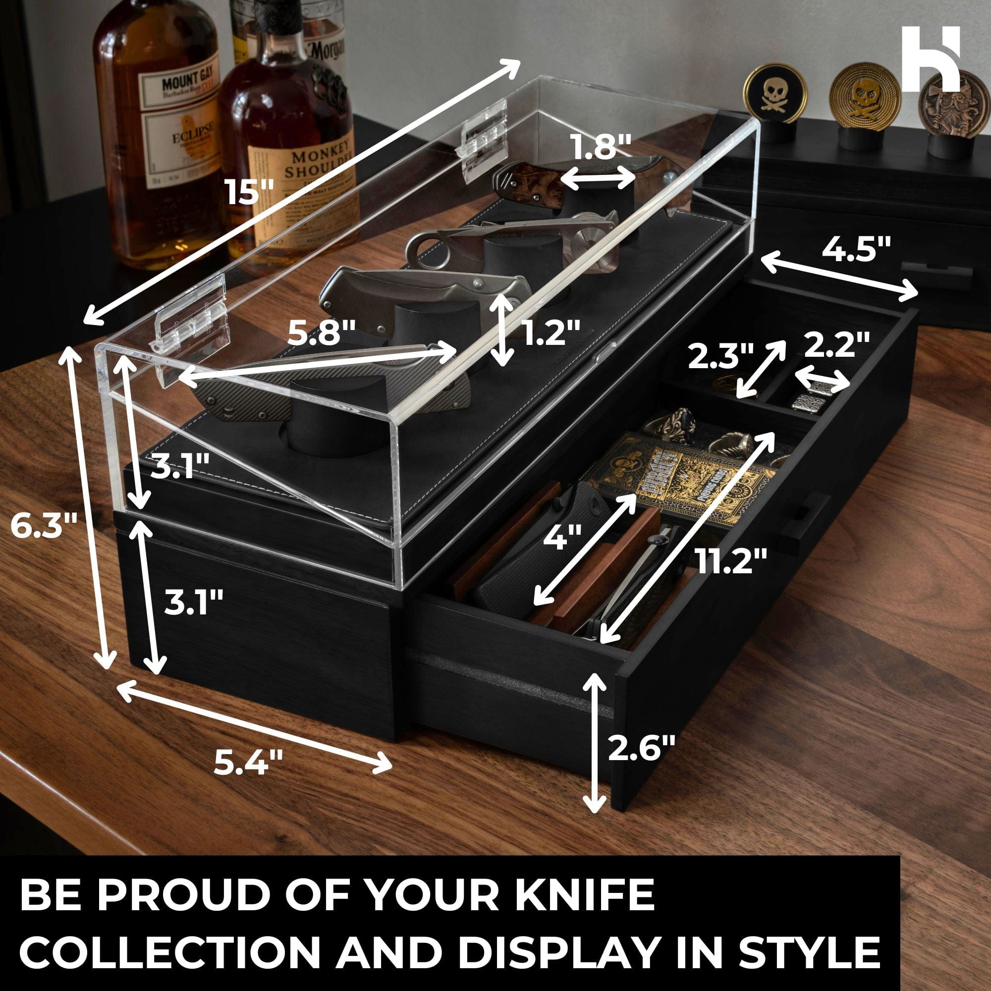 Holme & Hadfield Knife Case The Knife Deck Pro