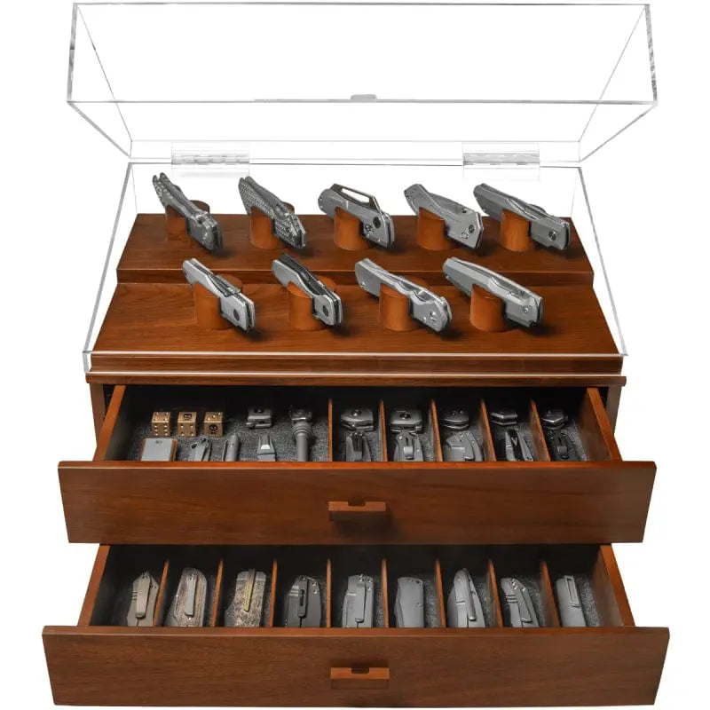 Holme & Hadfield Knife Case Walnut The Armada