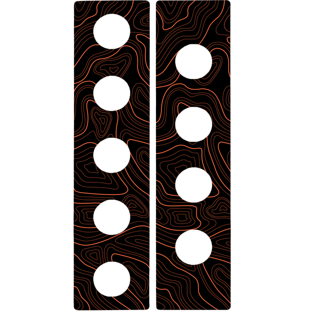 Holme & Hadfield Limited Edition Armada / Topo Lava Limited - Vegan Leather Padding