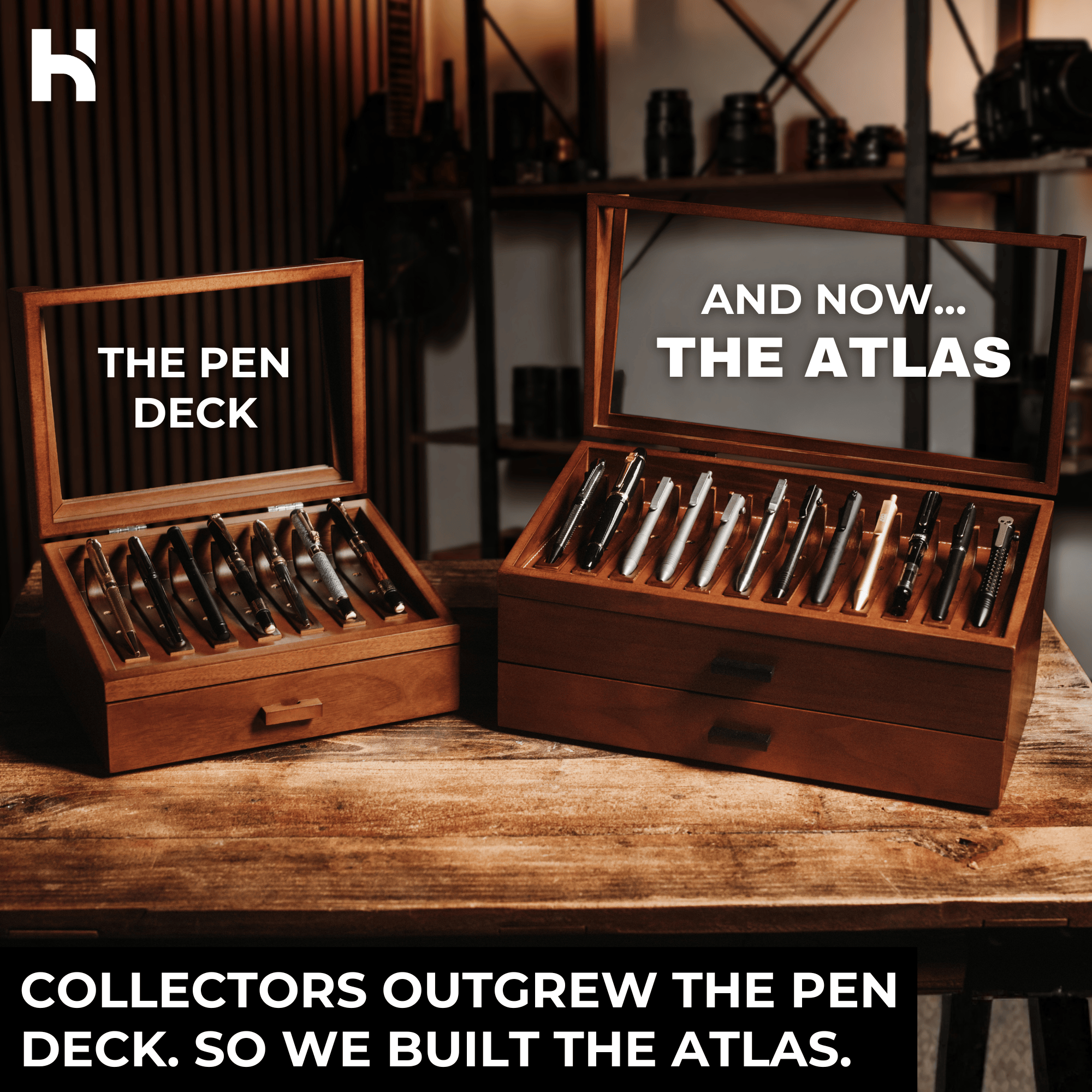 Holme & Hadfield Pen Case The Atlas