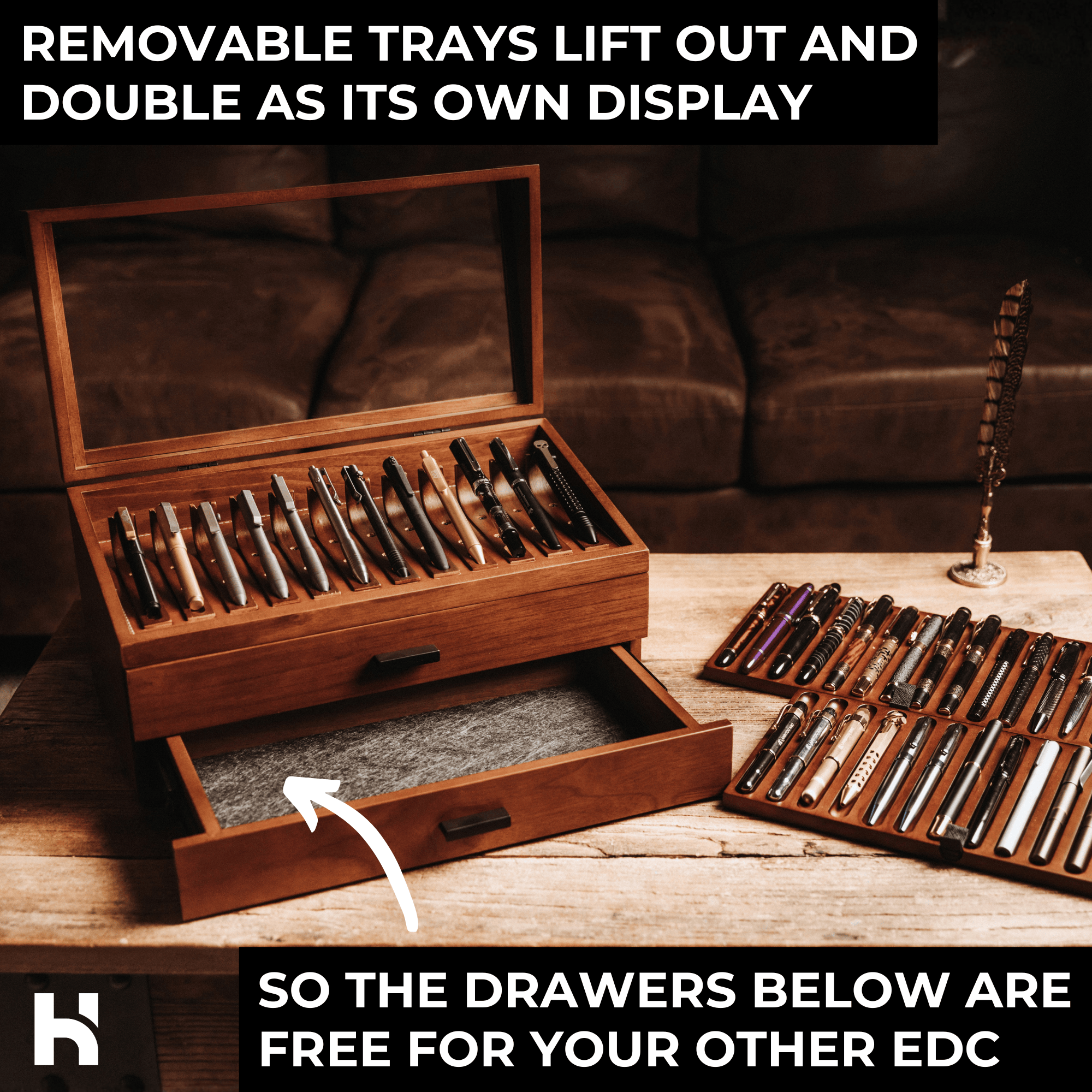 Holme & Hadfield Pen Case The Atlas