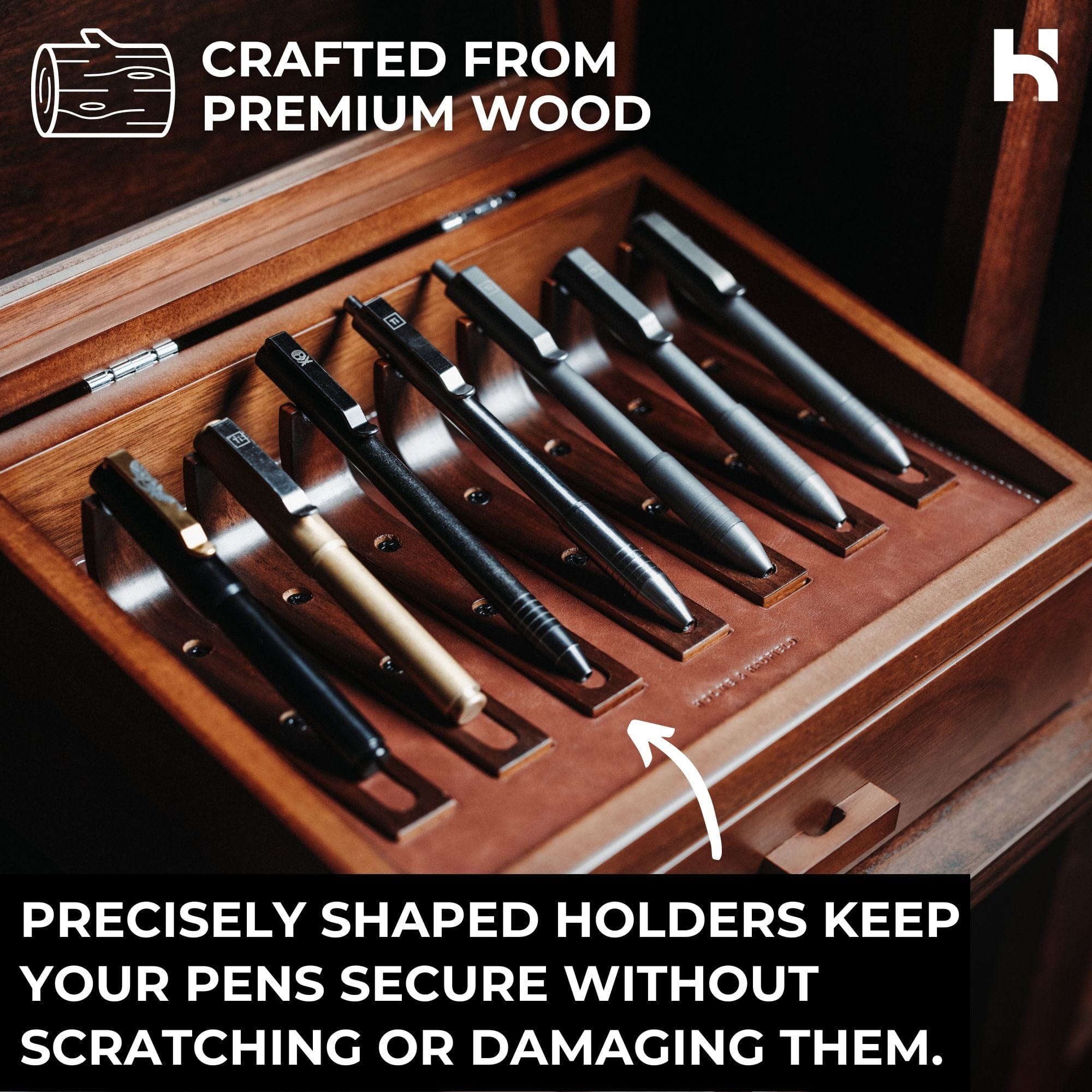 Holme & Hadfield Pen Case The Pen Deck