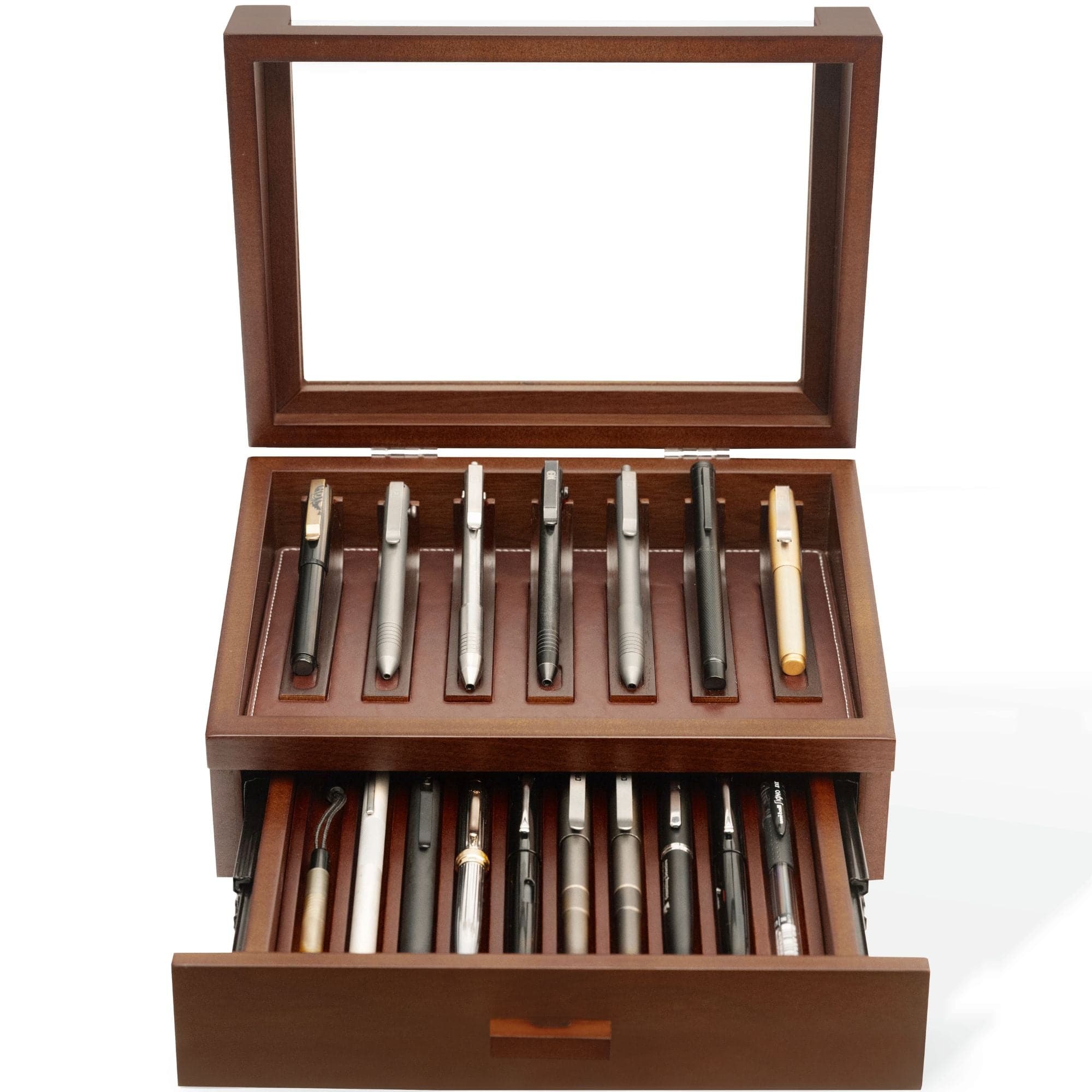 Holme & Hadfield Pen Case Walnut The Pen Deck