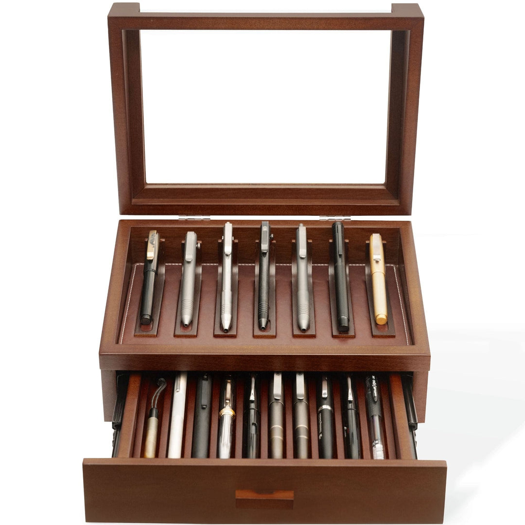 Holme & Hadfield Pen Case Walnut The Pen Deck