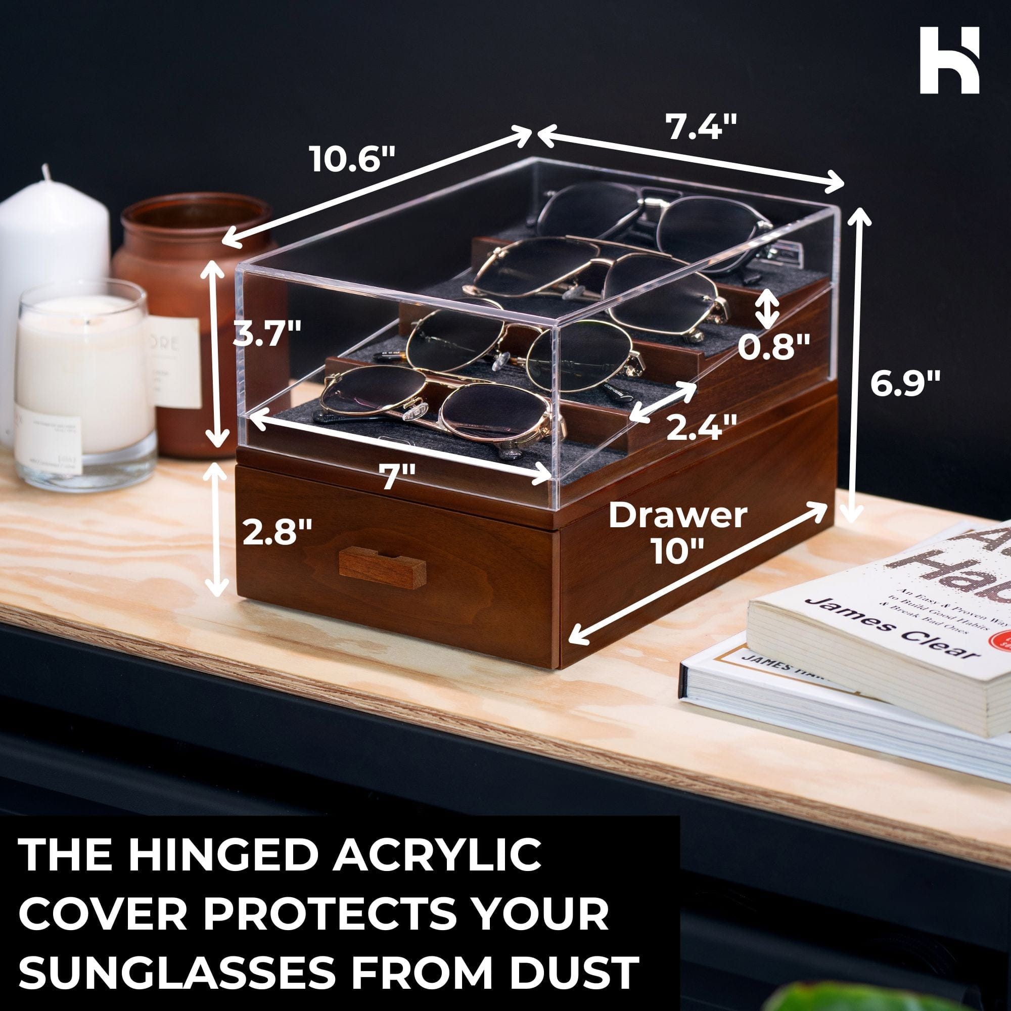 Holme & Hadfield Sunglasses Organizer The Sun Deck