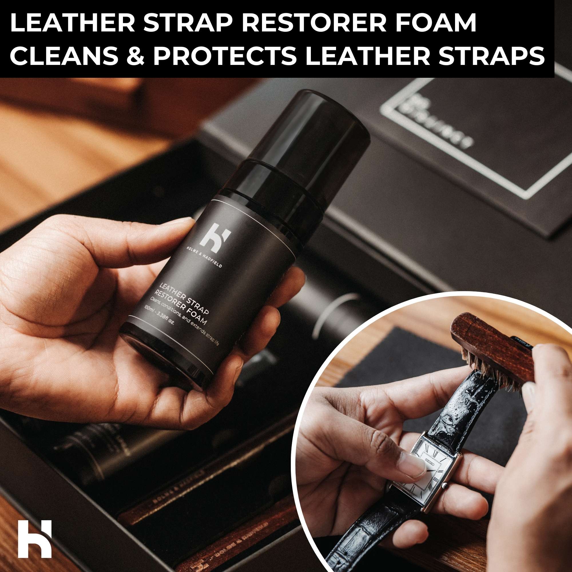 Watch Cleanign Kit Watch Care Kit | Luxury Watch Cleaning Kit | Holme & Hadfield - Holme ...