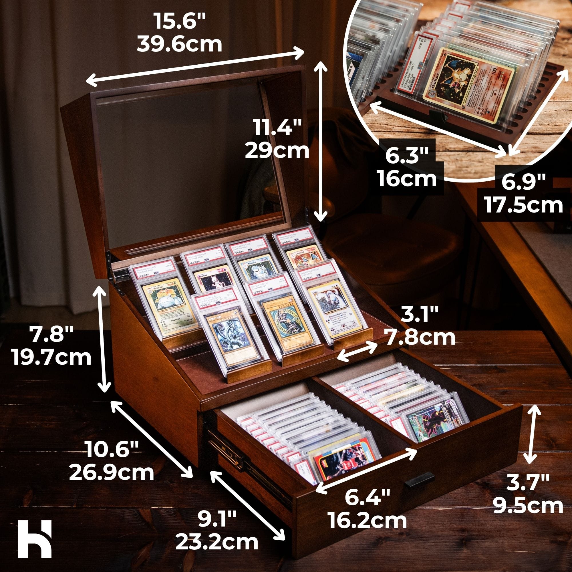 Holme & Hadfield Trading Card Display Case The Trade Deck