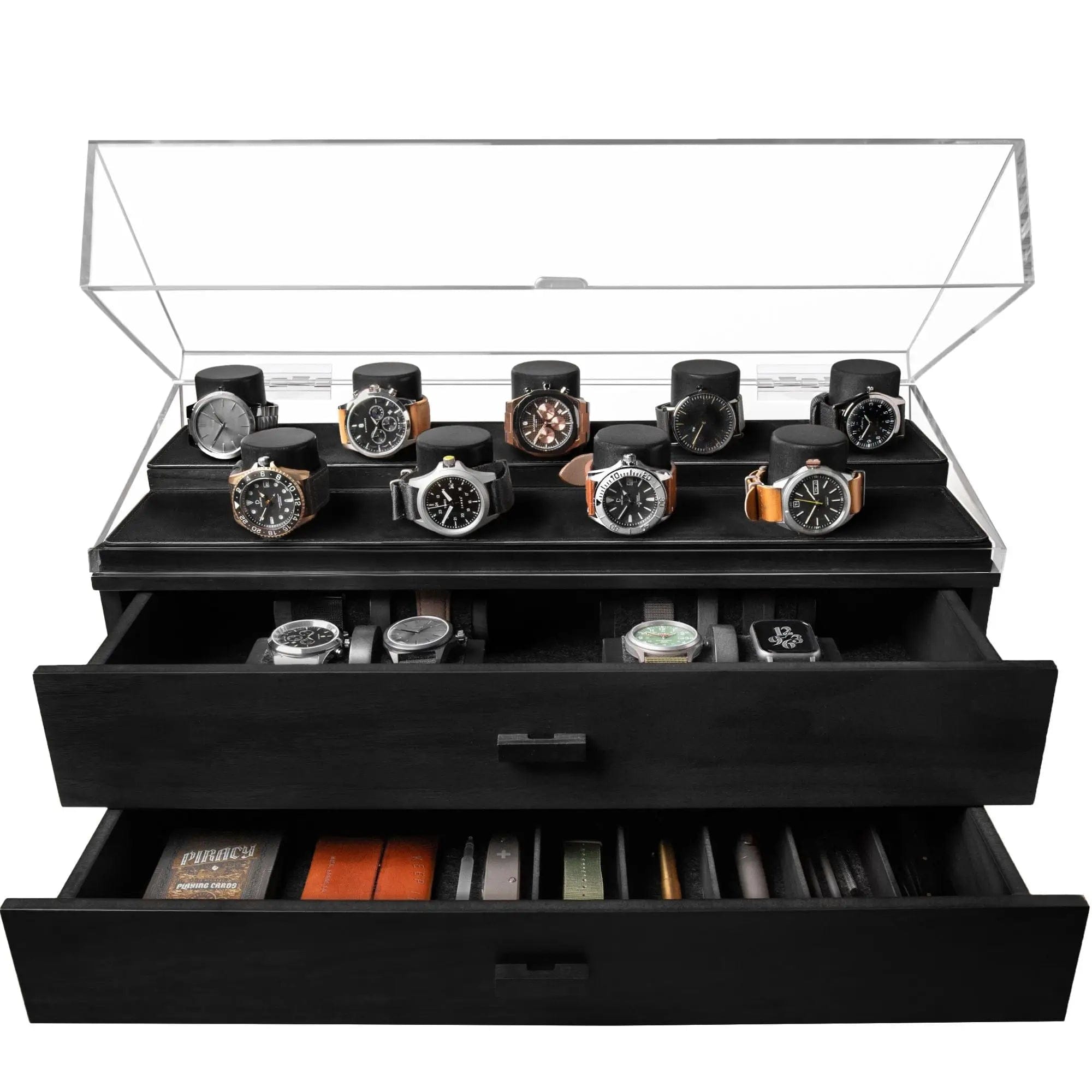 Holme & Hadfield Watch Case Walnut The Legacy