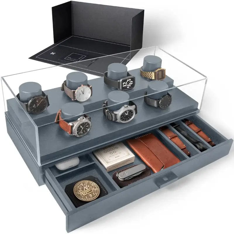 Holme & Hadfield Watch Case Gray The Collector