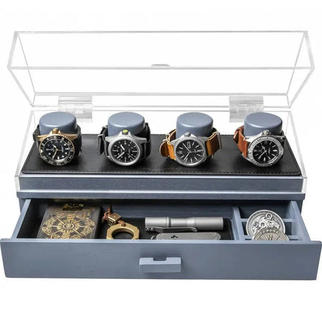 Holme & Hadfield Watch Case Gray Watch Deck Pro