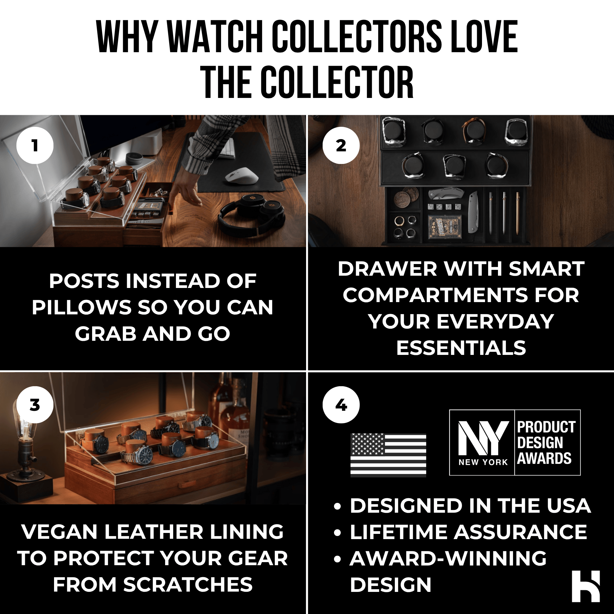 The Collector Collectors Watch Box by Holme & Hadfield The Collector Collectors Watch Box by Holme & Hadfield