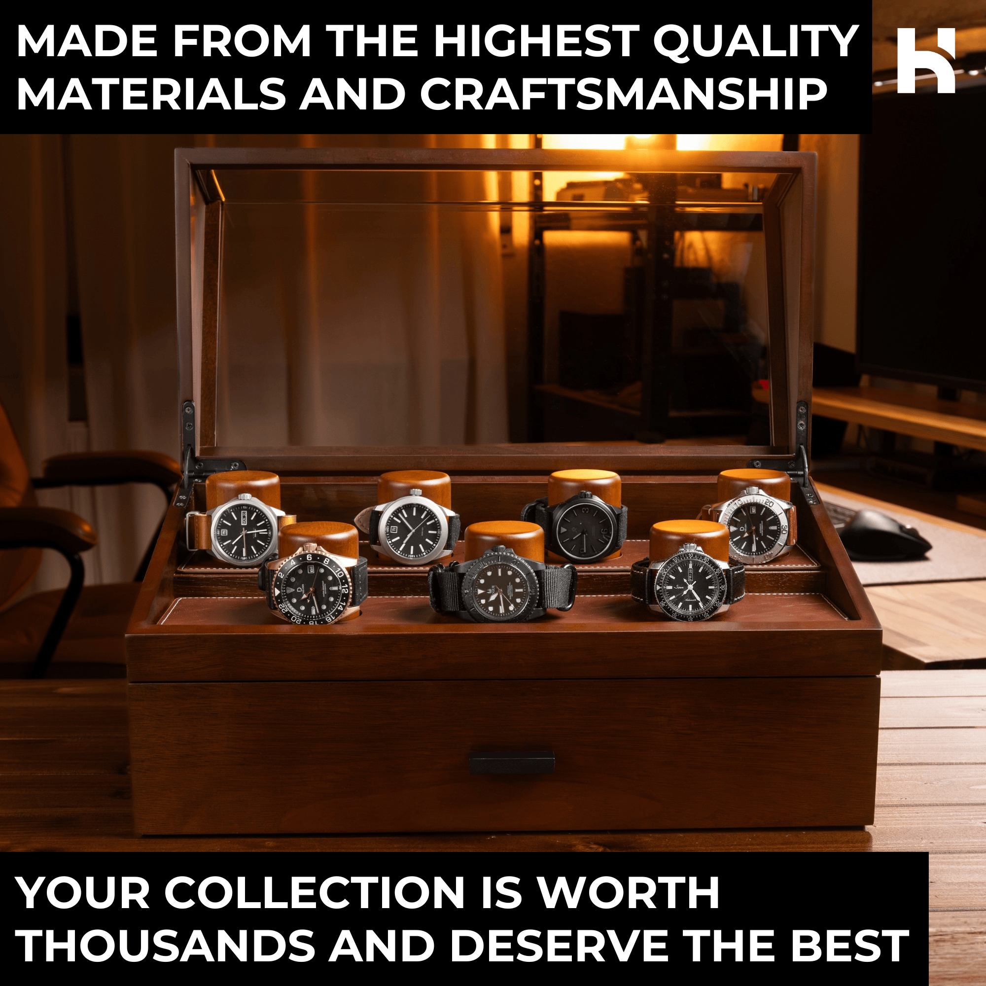 Holme & Hadfield Watch Case The Collector