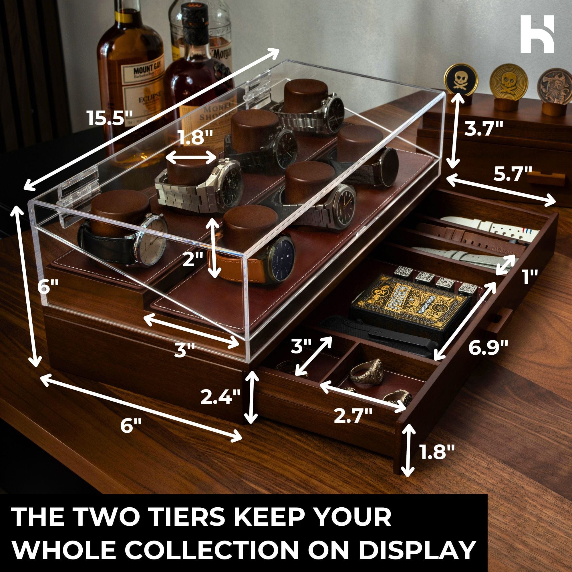 Holme & Hadfield Watch Case The Collector Pro