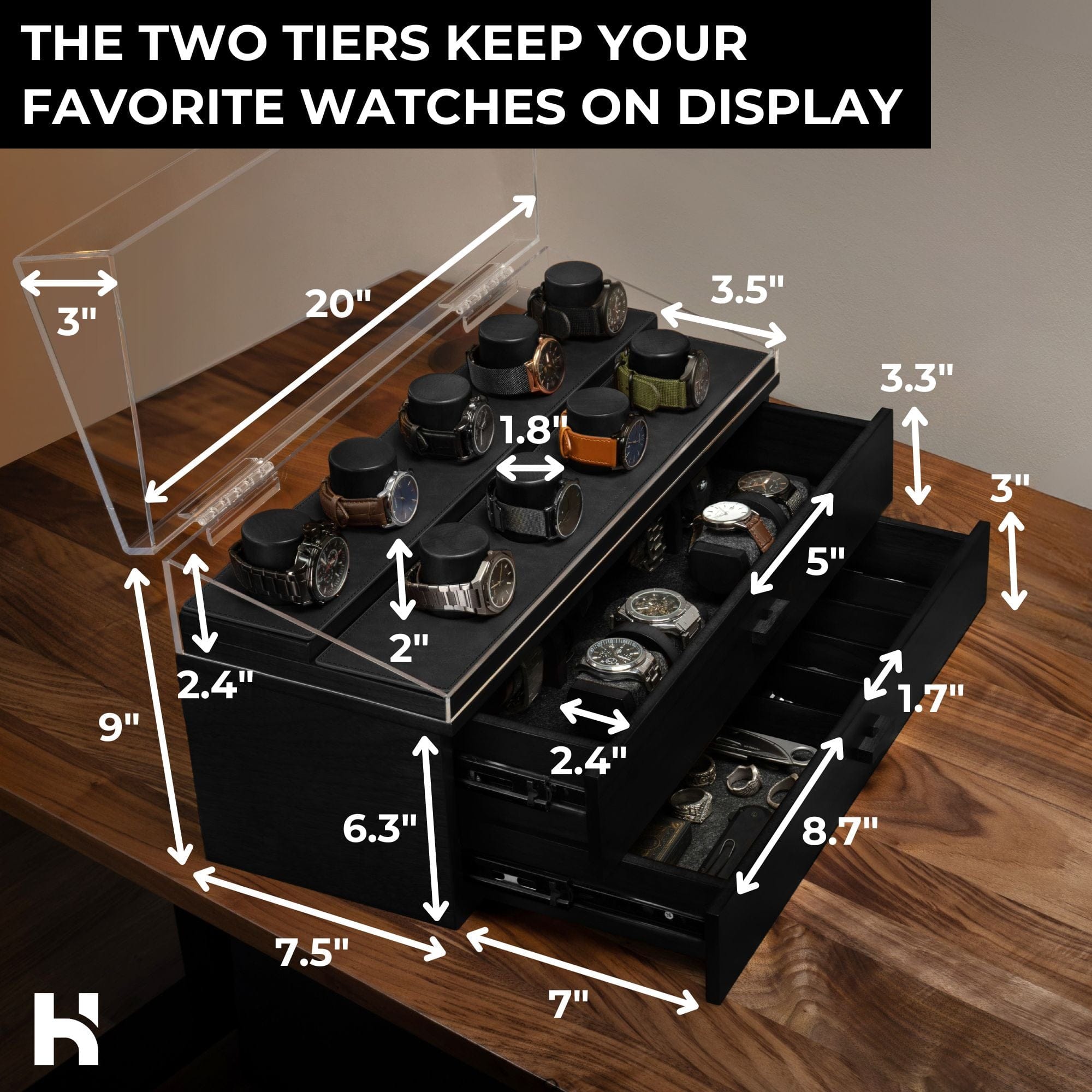 Holme & Hadfield Watch Case The Legacy