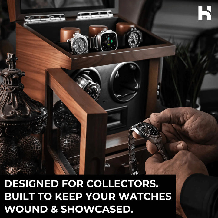 Shop Holme & Hadfield Display Cases for Watches, Coins & Knives