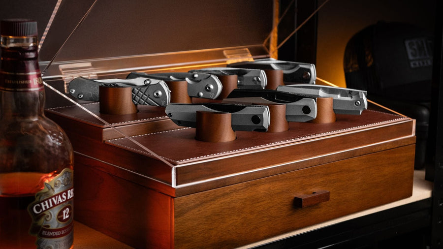 The Armory Pro Knife Display Case by Holme & Hadfield Holme & Hadfield